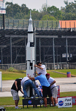 dragway Saturn V setup