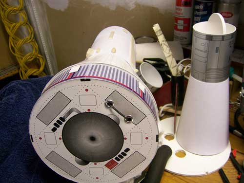 showing construction