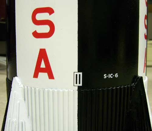 details of Saturn V lower section